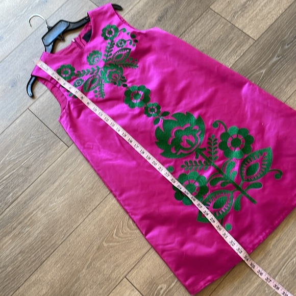 Cynthia Rowley Duchess Satin Shift Dress - Picture 16 of 16